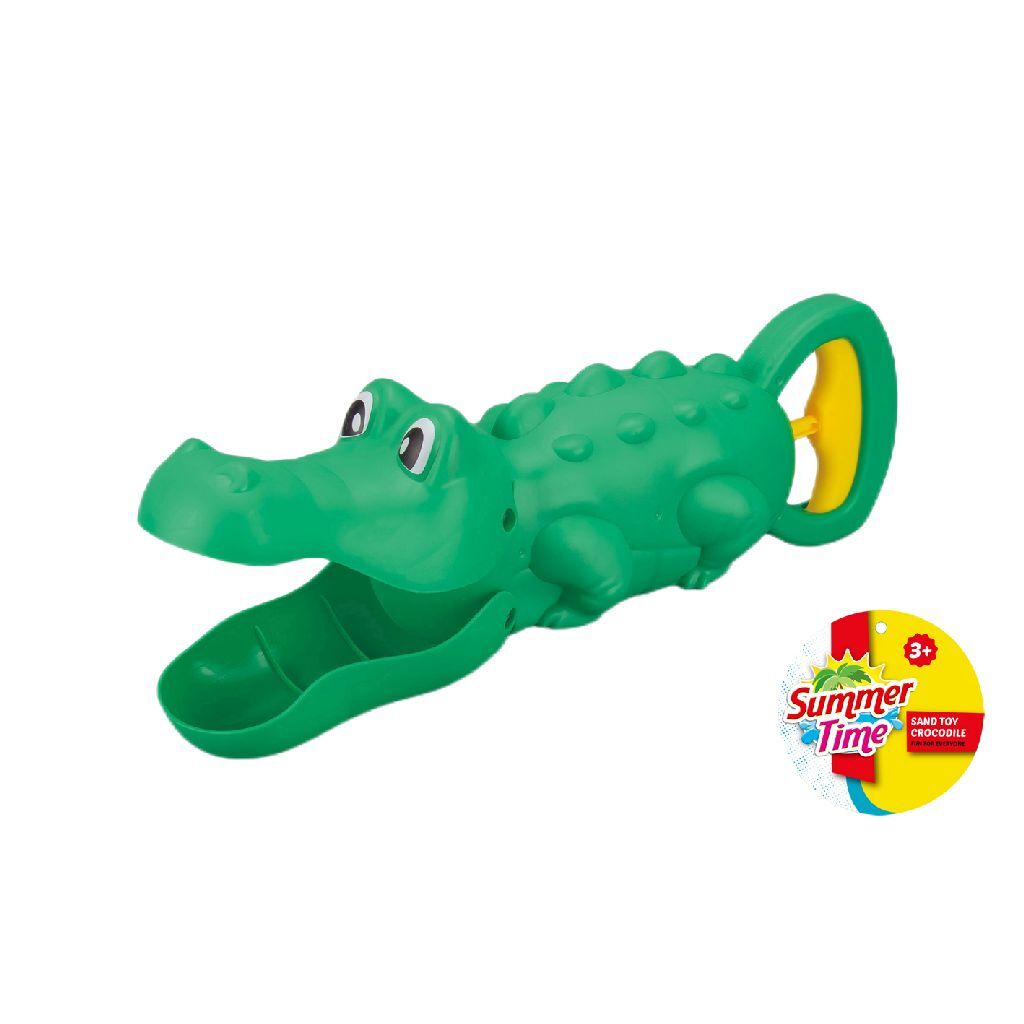 Summertime krokodil zandhapper 35 cm
