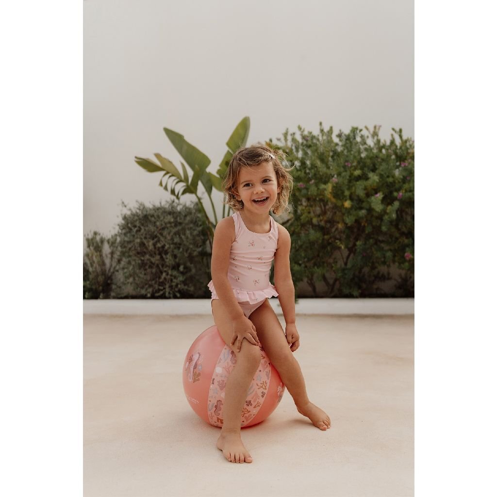 Rubo toys little dutch ocean dreams strandbal roze 35cm