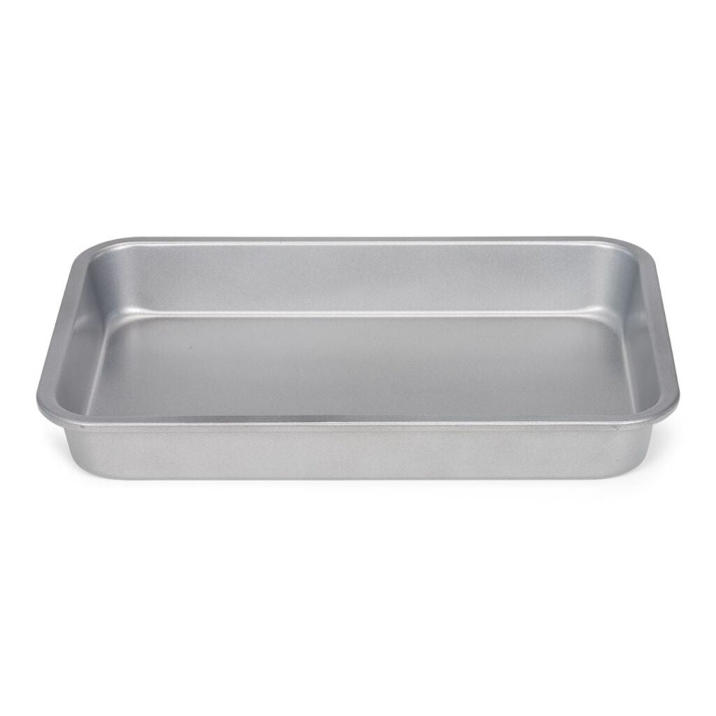 Patisse brownievorm 28x18x4 cm zilver