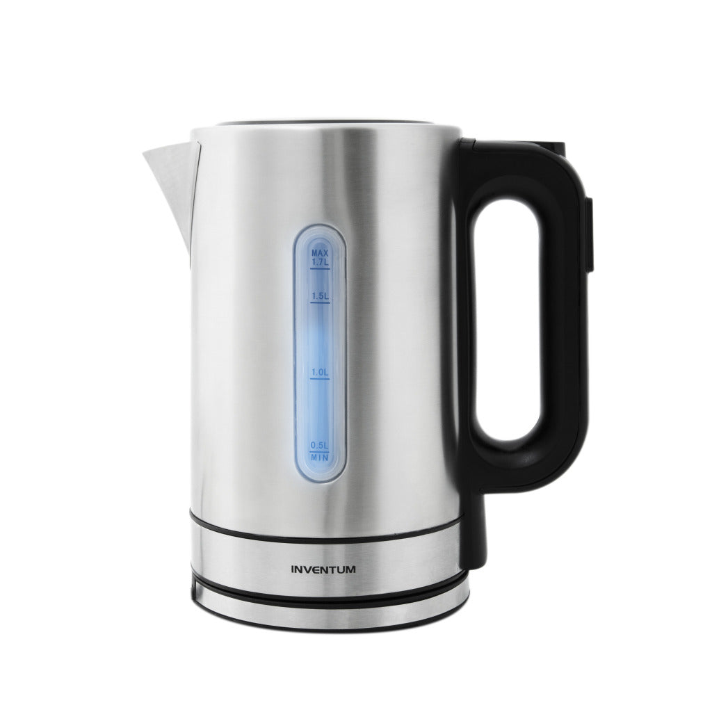 Inventum hw817d snoerloze waterkoker 2200w 1.7l rvs zwart