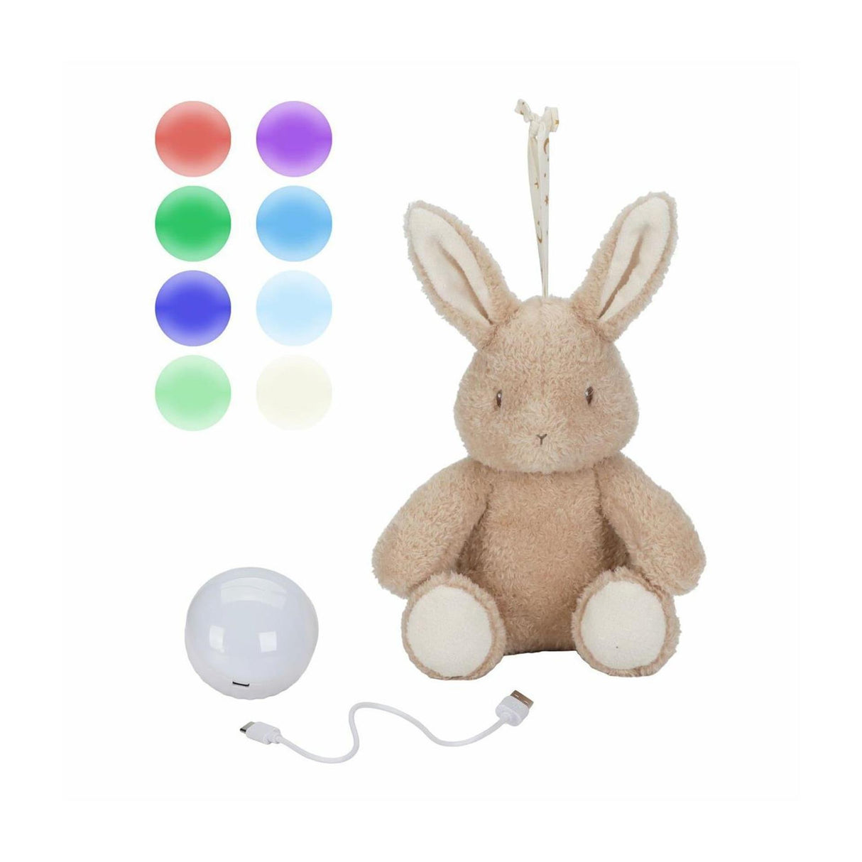 Little dutch newborn naturals knuffelkonijn licht geluid