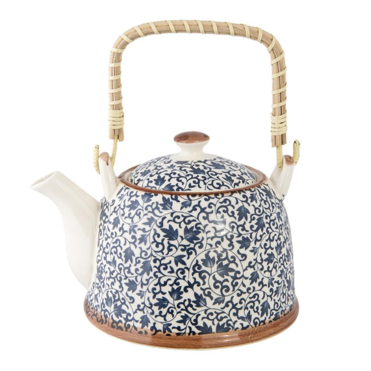 Clayre en eef theepot 14x14cm patroon