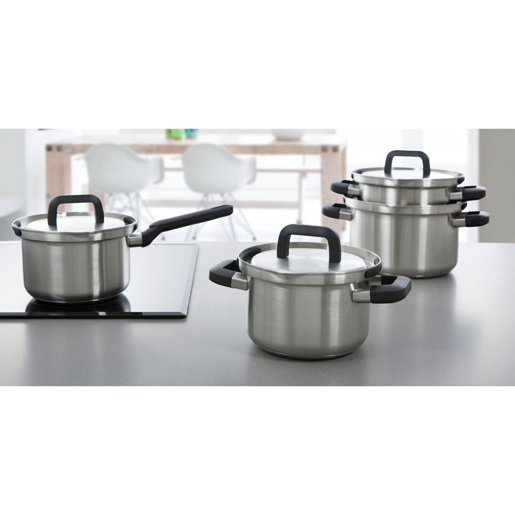 Bk flow cool pannenset 4-delig rvs