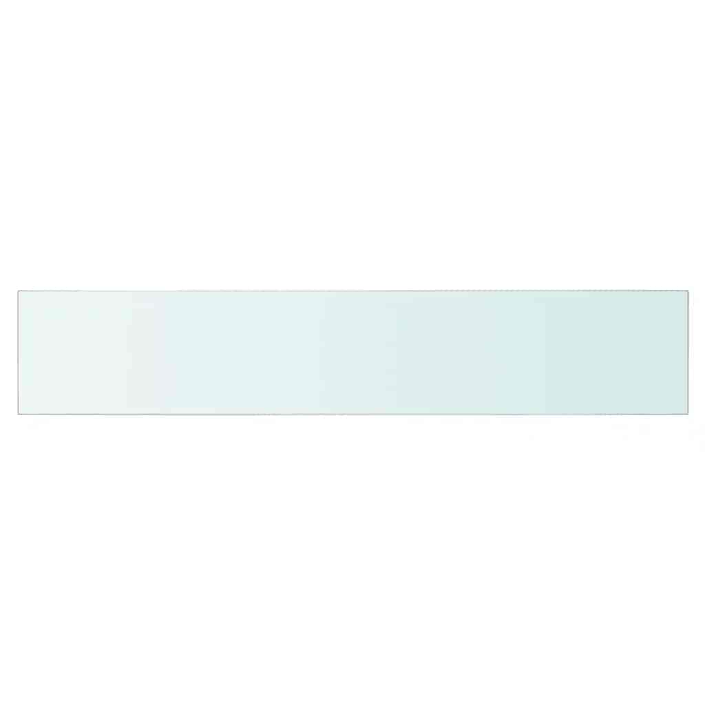 Vidaxl wandschap transparant 70x12 cm glas