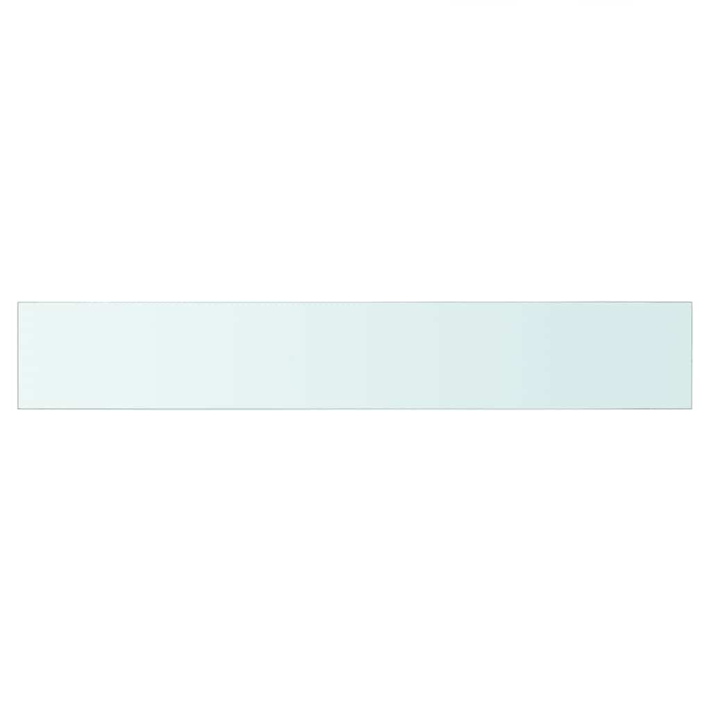 Vidaxl wandschap transparant 80x12 cm glas
