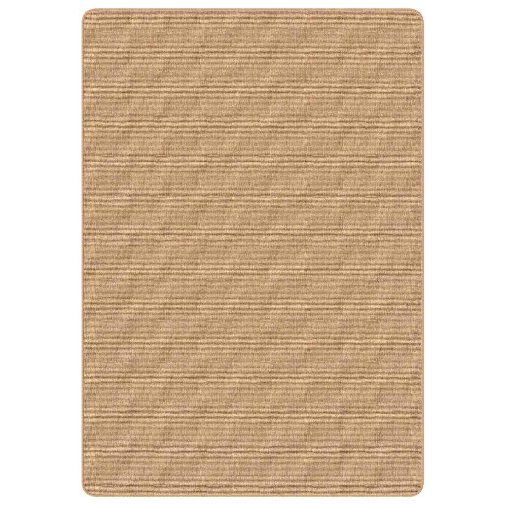 Vidaxl tapijt met latex onderkant 140x200 cm jute natuurlijk