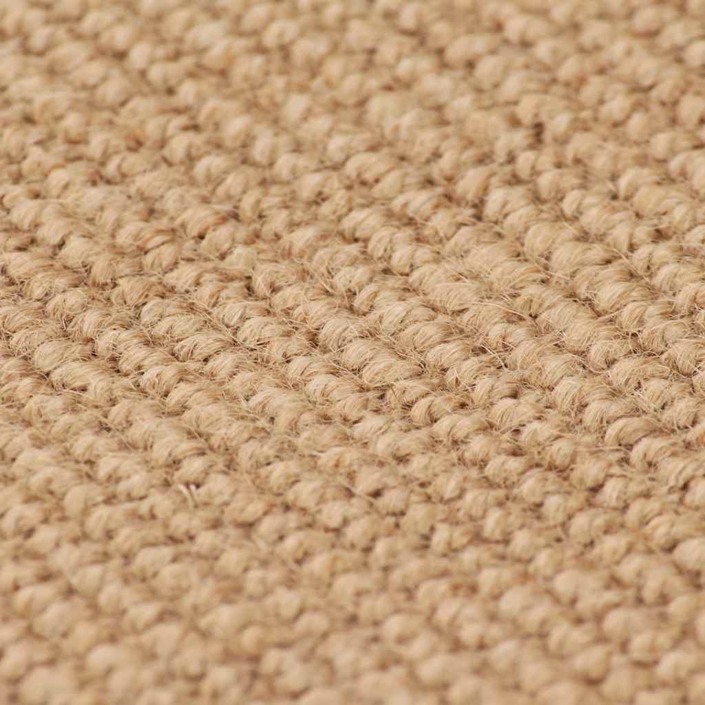 Vidaxl tapijt met latex onderkant 140x200 cm jute natuurlijk