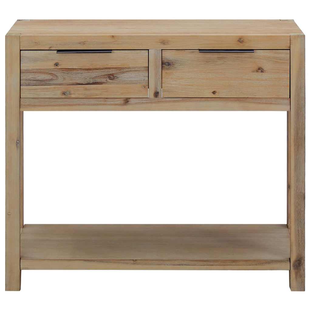 Vidaxl wandtafel 82x33x73 cm massief acaciahout