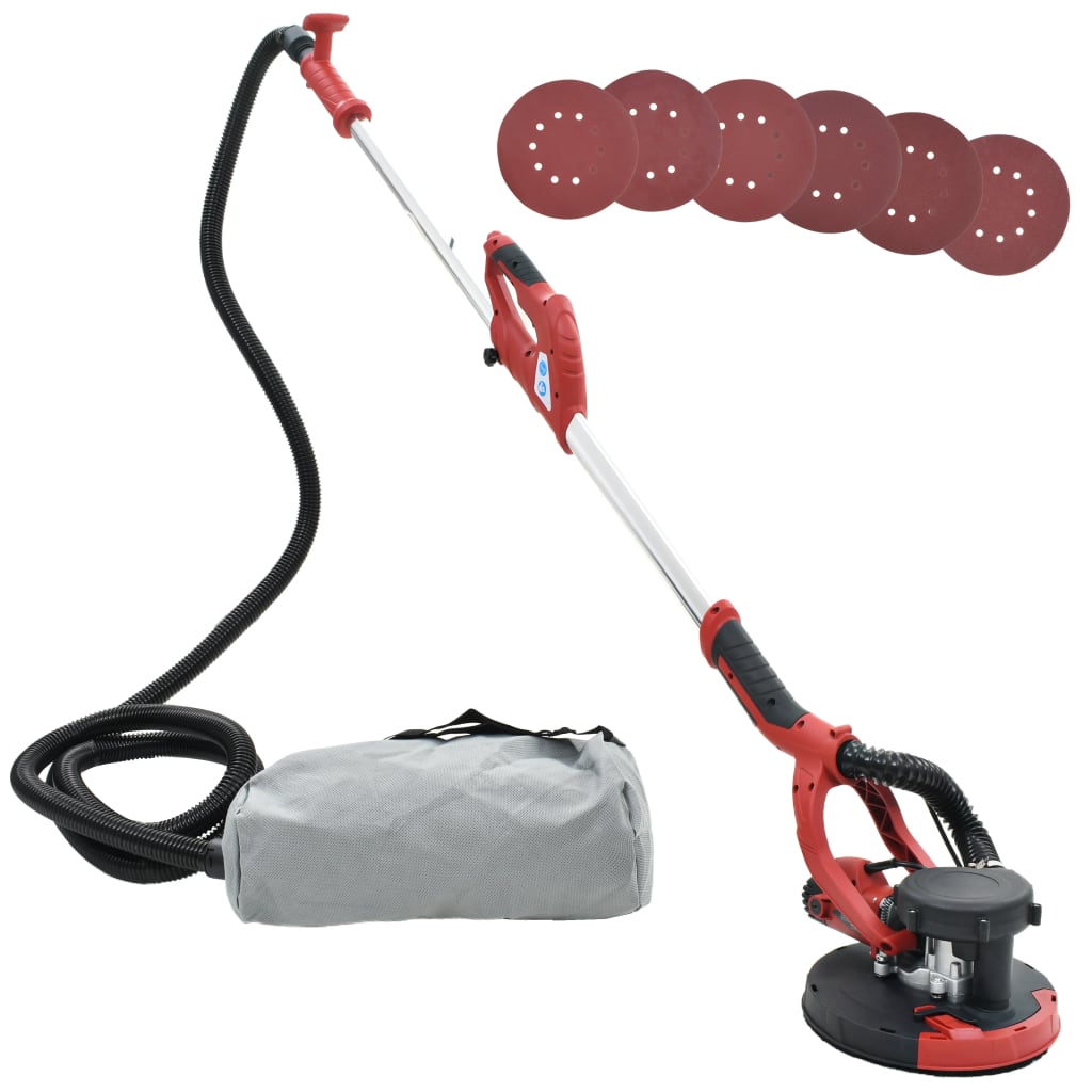 Vidaxl wand- en plafondschuurmachine met afzuigfunctie 750 w