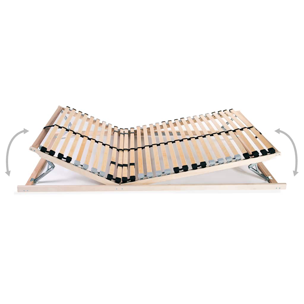 Vidaxl lattenbodem met 28 latten 7 zones 80x200 cm