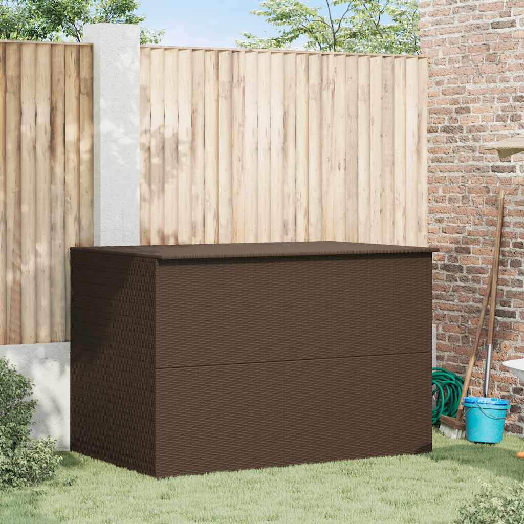 Vidaxl tuinbox 150x100x100 cm poly rattan bruin