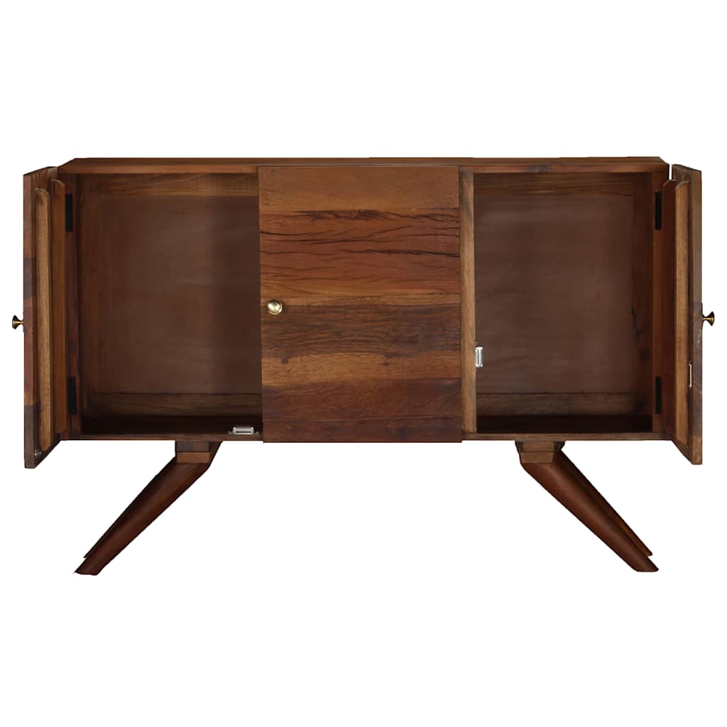 Vidaxl dressoir 110x30x75 cm massief gerecycled hout bruin