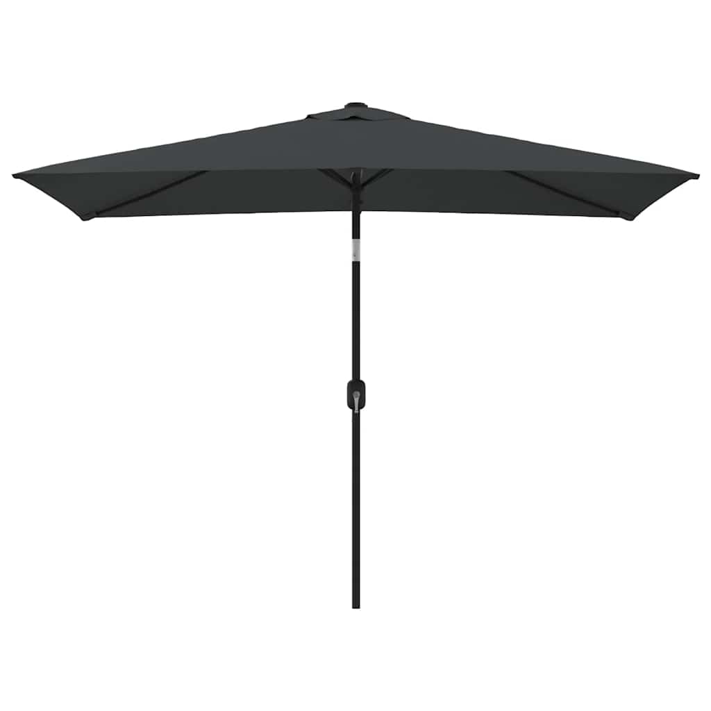 Vidaxl parasol met metalen paal 300x200 cm antraciet