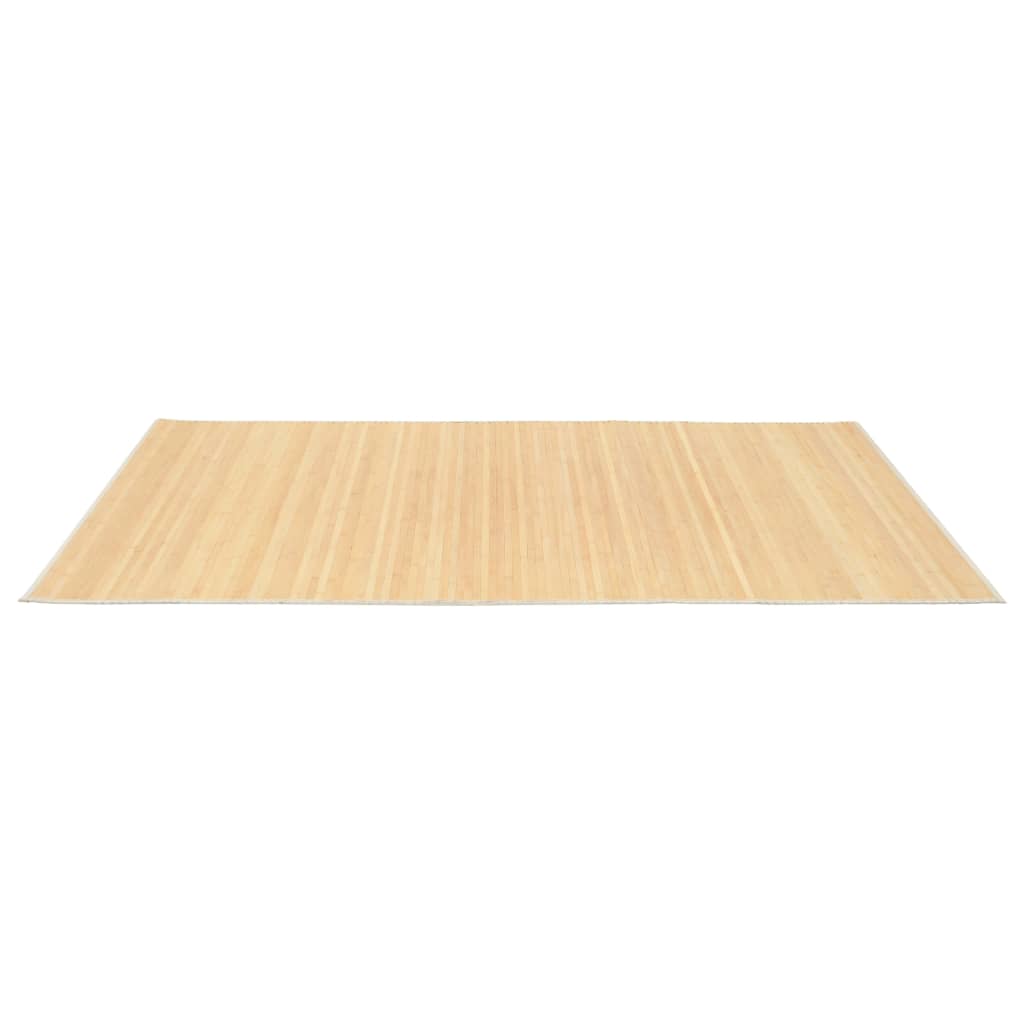 Vidaxl tapijt 100x160 cm bamboe naturel