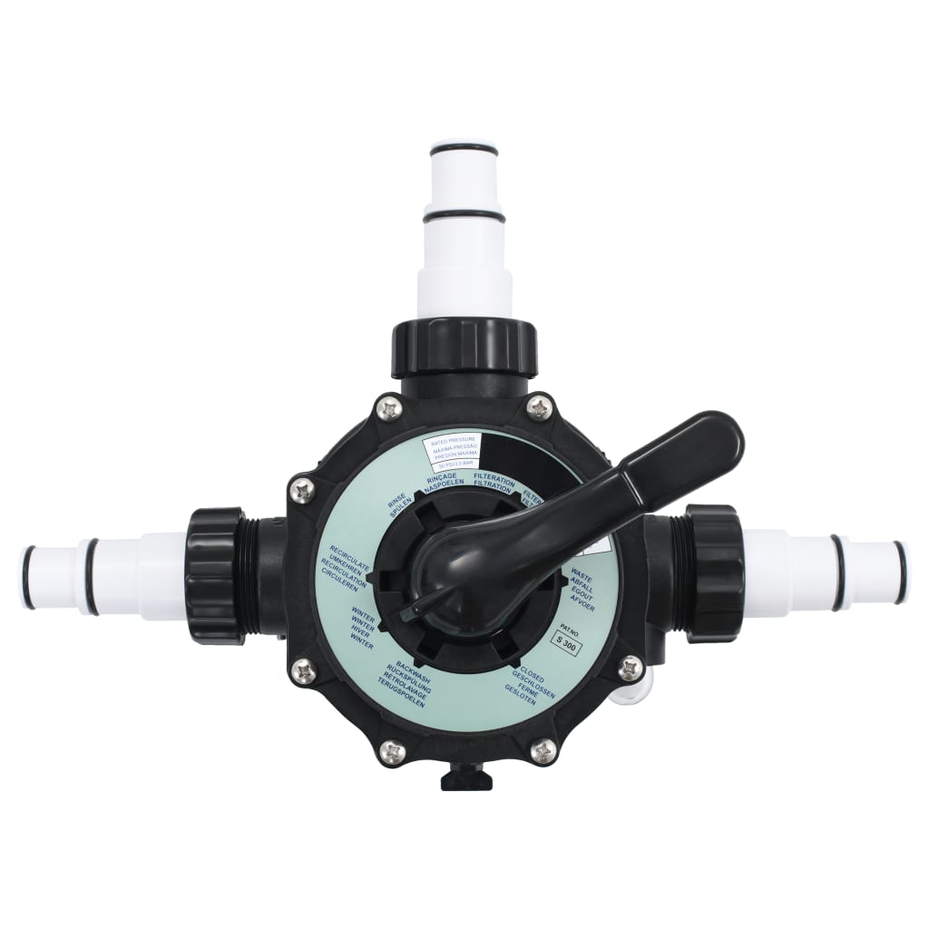 Vidaxl multipoortventiel voor zandfilter 6-weg 1,5 abs