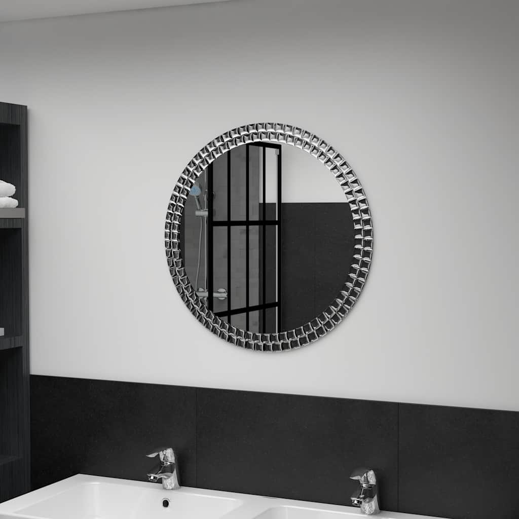 Vidaxl wandspiegel 60 cm gehard glas