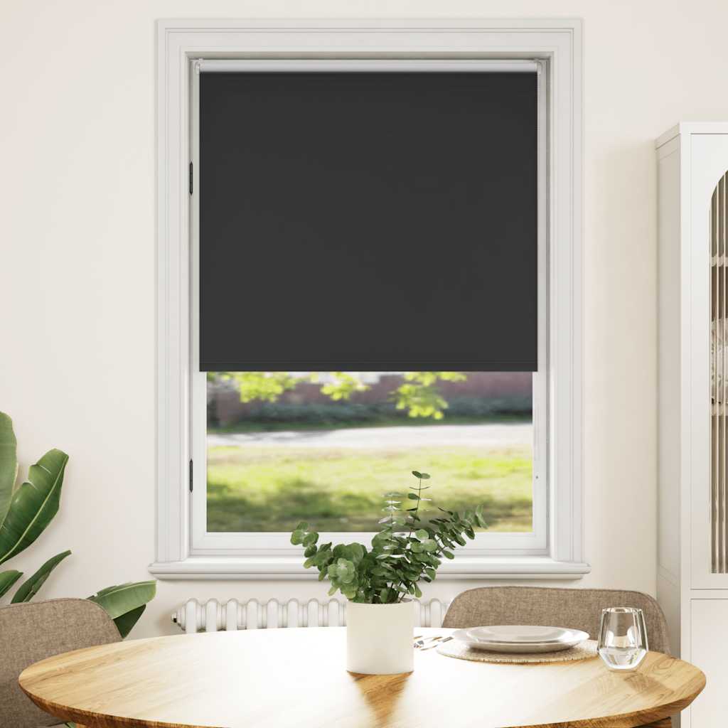 Vidaxl rolgordijn verduisterend 104,4 x 175 cm stofbreedte 100 cm zwart