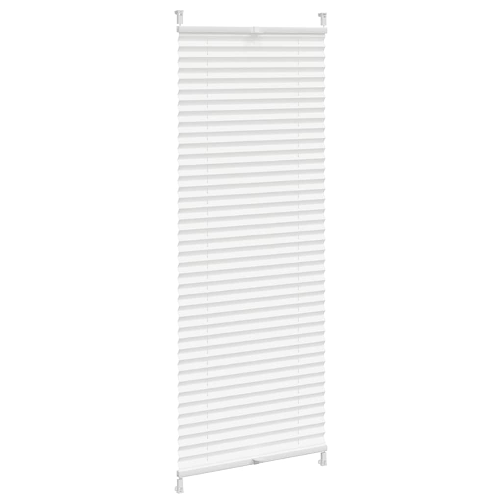 Vidaxl plisséjaloezie 40x150 cm wit