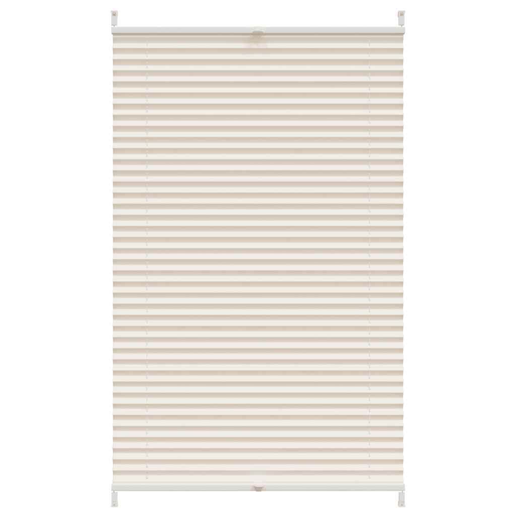 Vidaxl plissé rolgordijn 70x150cm creme