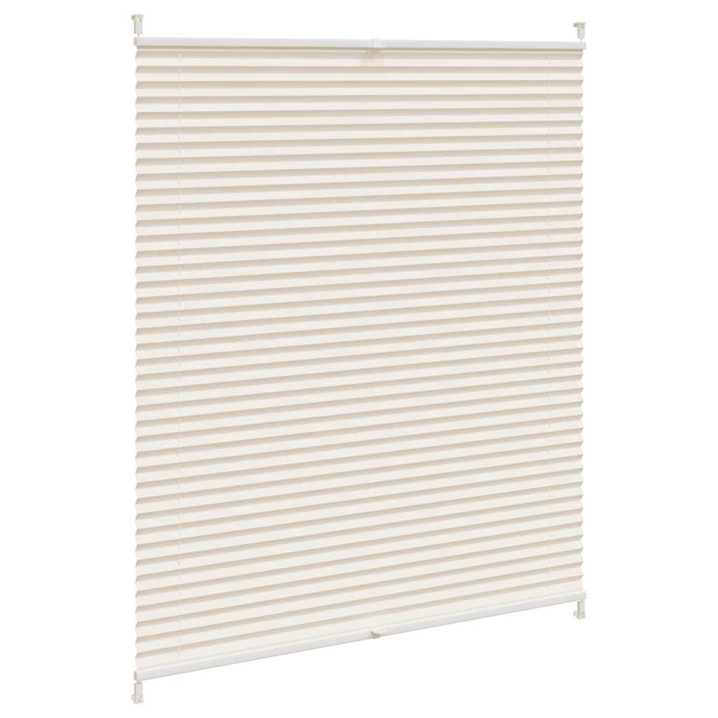 Vidaxl plisséjaloezie 100x150cm crème