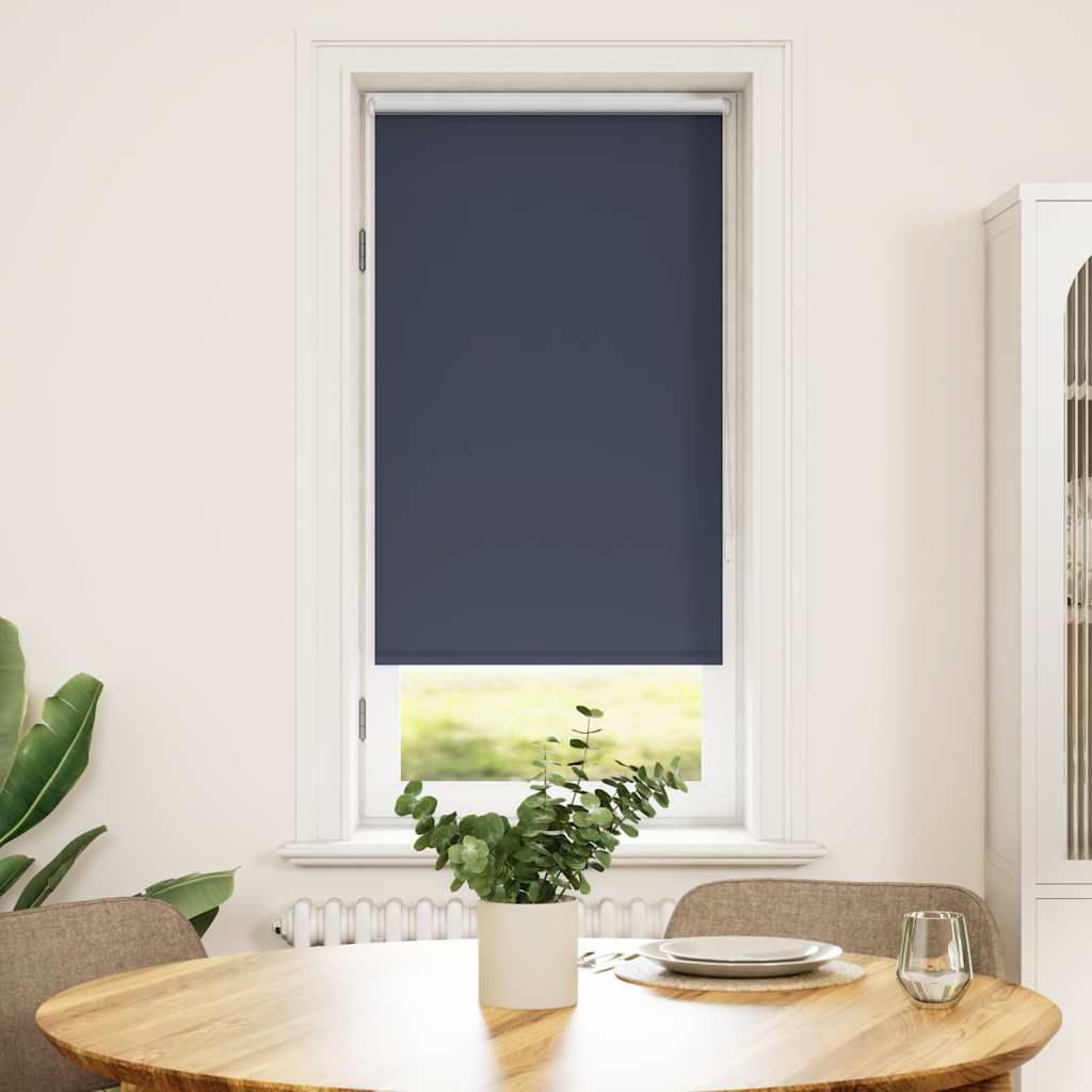 Vidaxl rolgordijn verduisterend 44,4 x 100 cm stofbreedte 40 cm marineblauw blauw
