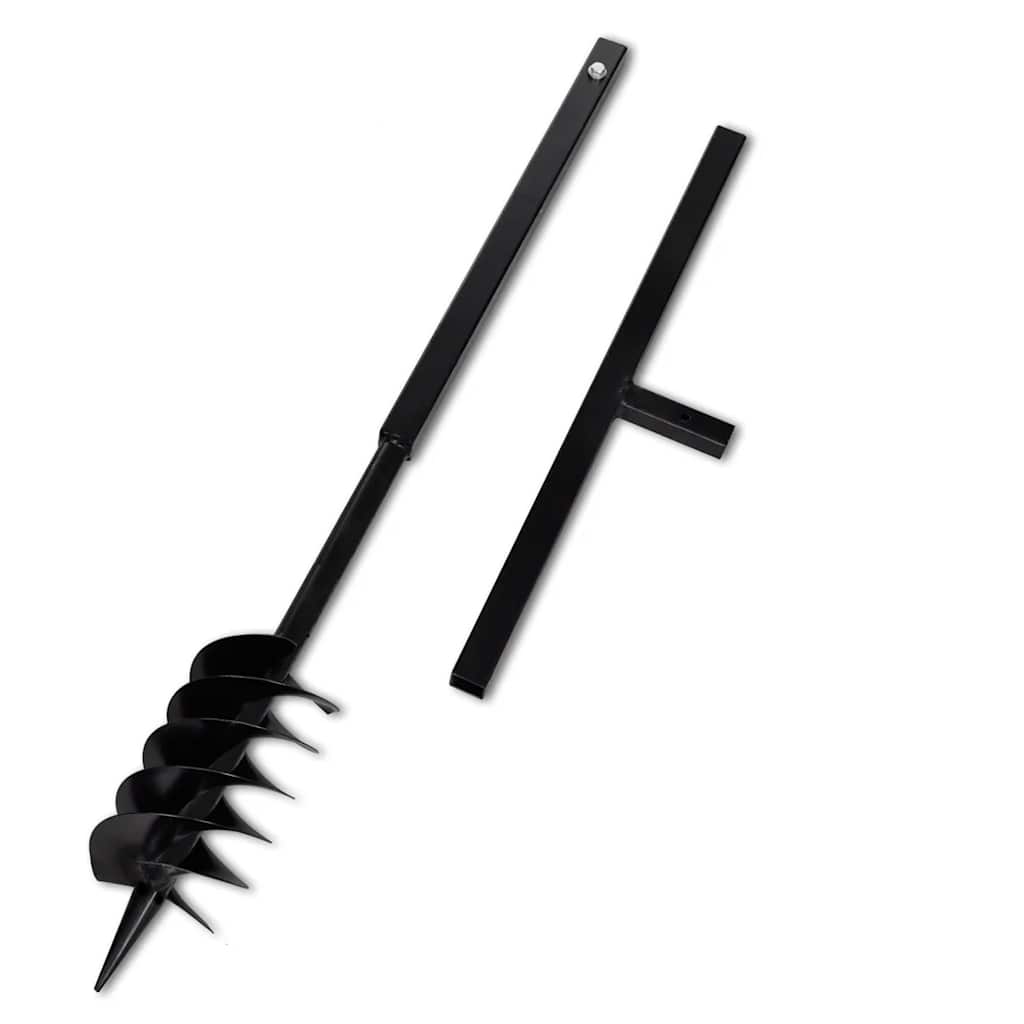 Vidaxl grondboor met handvat 120 mm en verlengstukken 5 m (staal)