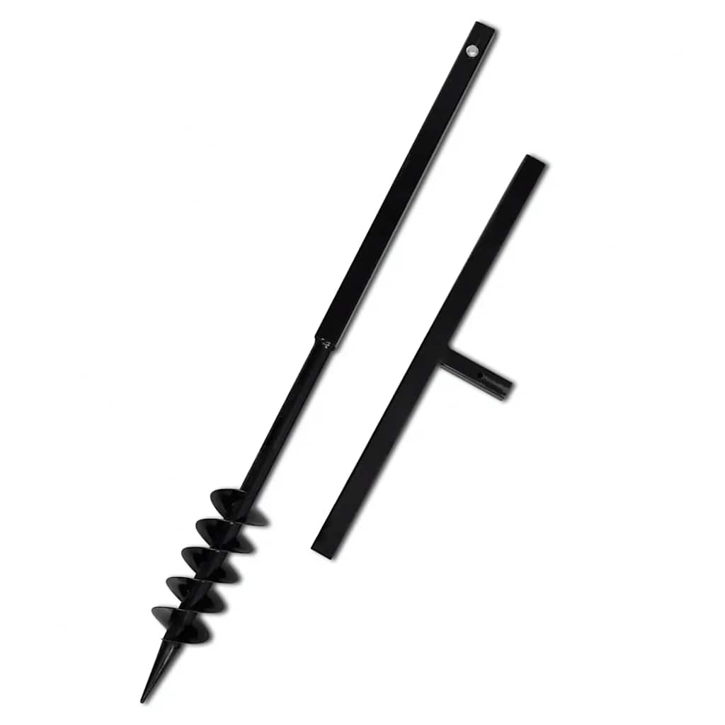 Vidaxl grondboor 80 mm met 13 m verlengstuk staal