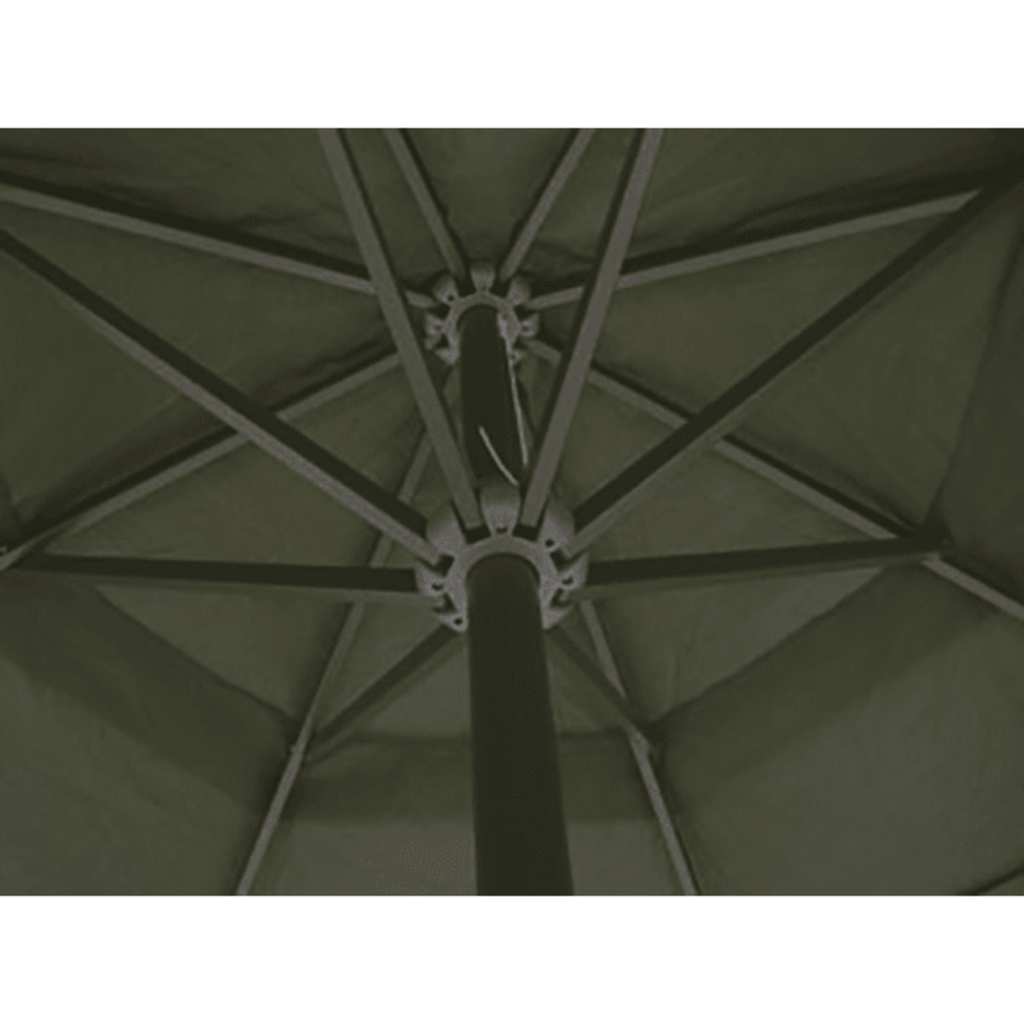 Vidaxl parasol met draagbare voet aluminium (groen)