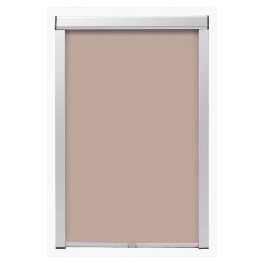 Vidaxl rolgordijn verduisterend beige m06 306