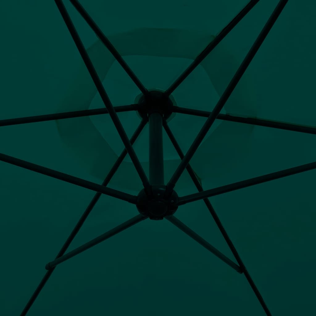 Vidaxl zweefparasol 3 m groen