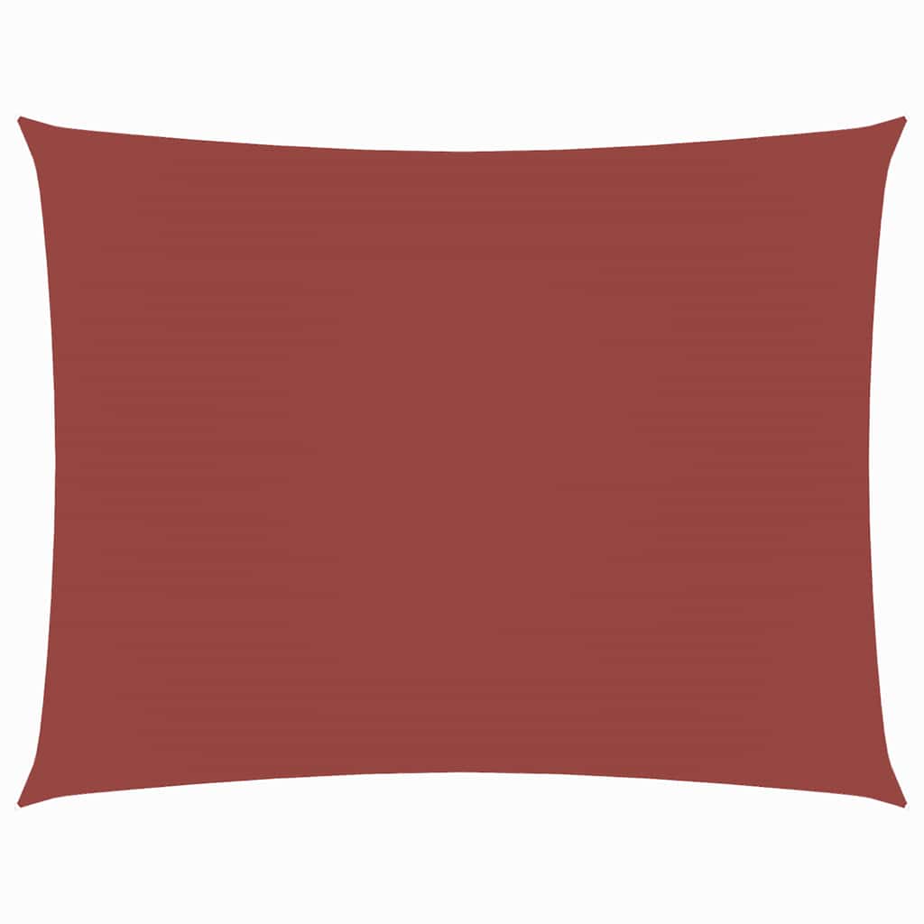 Vidaxl zonnescherm rechthoekig 4x6 m oxford stof terracottakleur