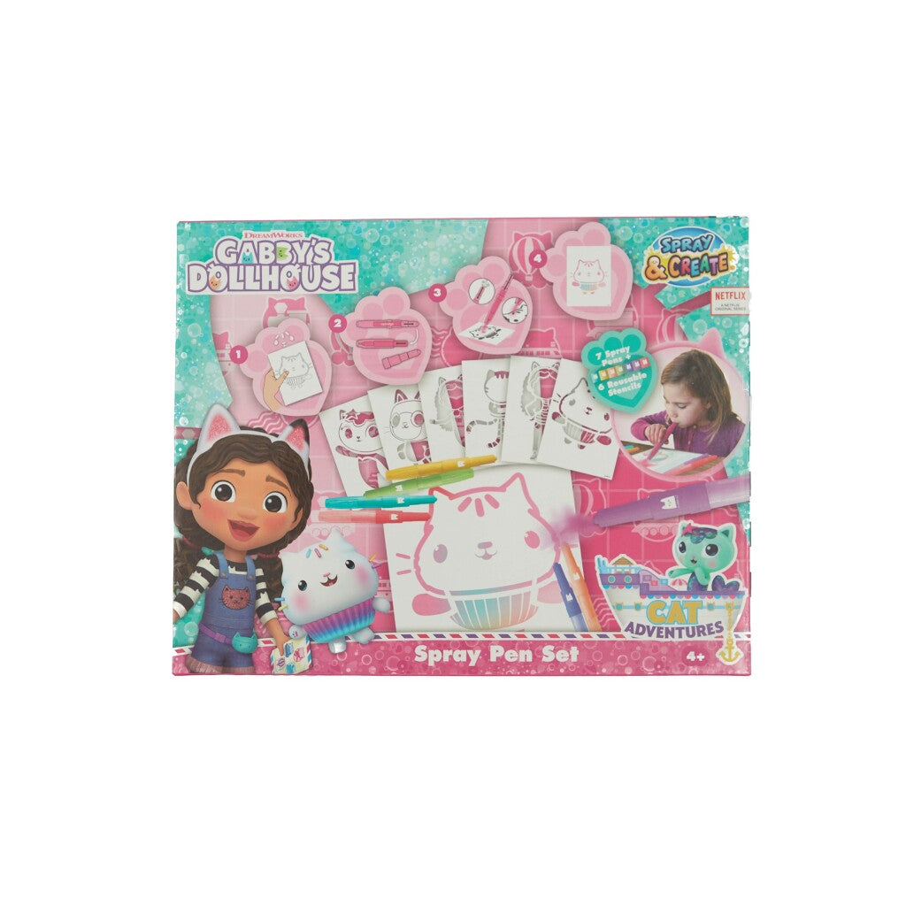 Canenco gabby's poppenhuis blaaspennen set