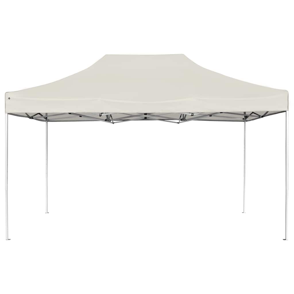 Vidaxl partytent professioneel inklapbaar 4,5x3 m aluminium crème