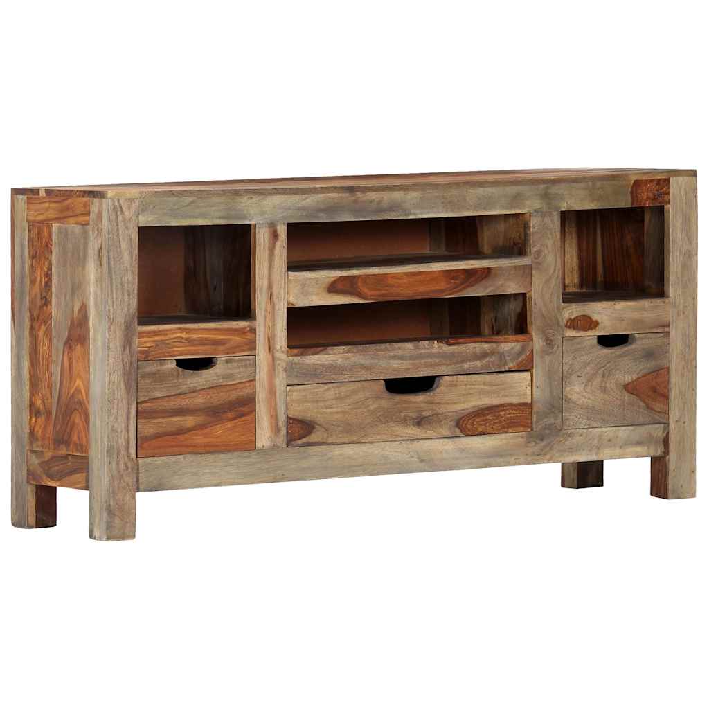 Vidaxl dressoir 100x30x50 cm massief acaciahout grijs