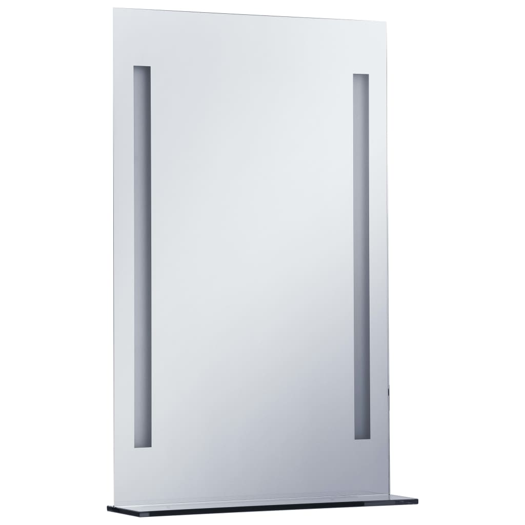 Vidaxl badkamerspiegel led met schap 60x80 cm