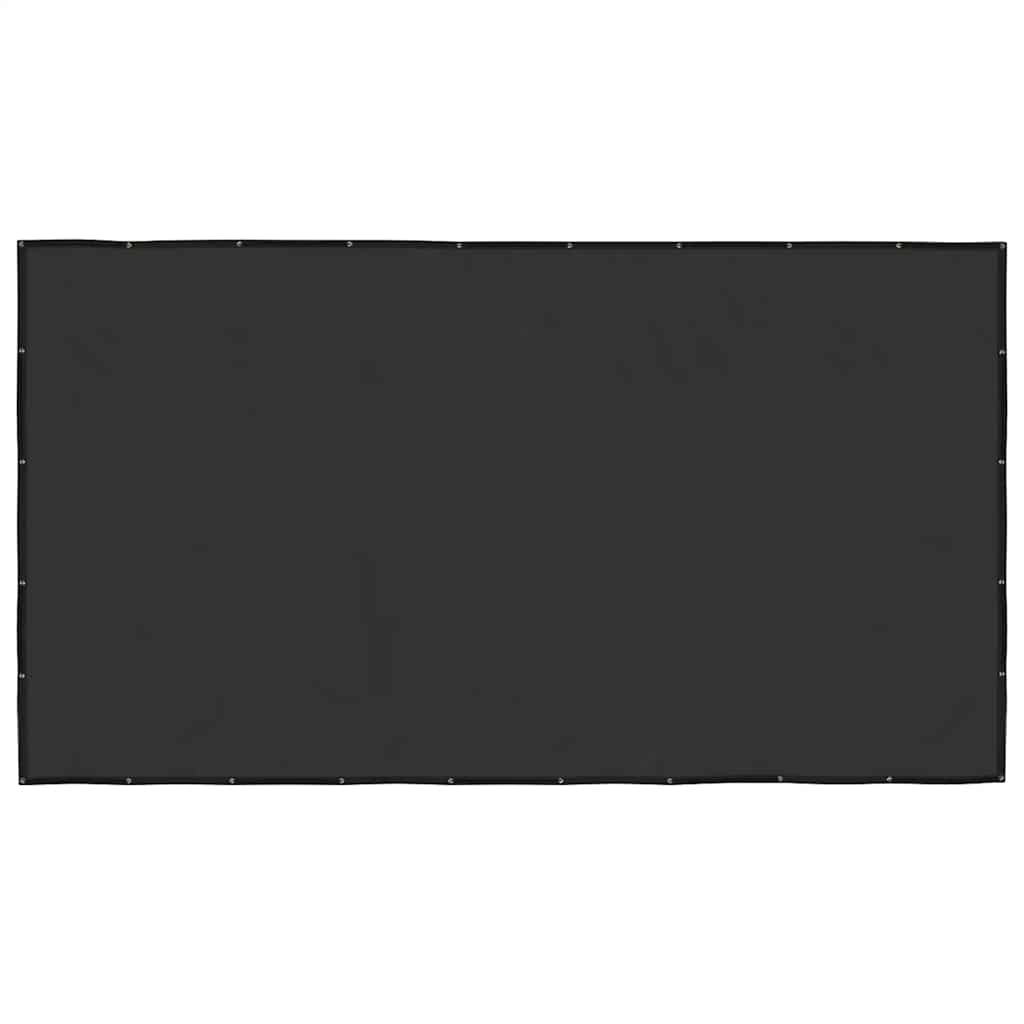Vidaxl aanhangwagennet 2,5x4,5 m hdpe zwart