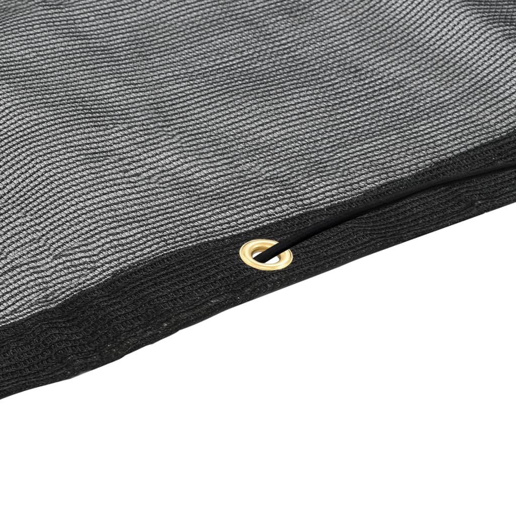 Vidaxl aanhangwagennet 2,5x4,5 m hdpe zwart