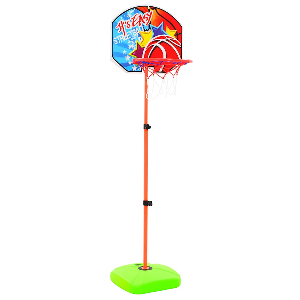 Vidaxl kinderbasketbalring- en balset