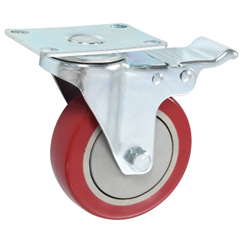 Vidaxl zwenkwielen 12 st 100 mm