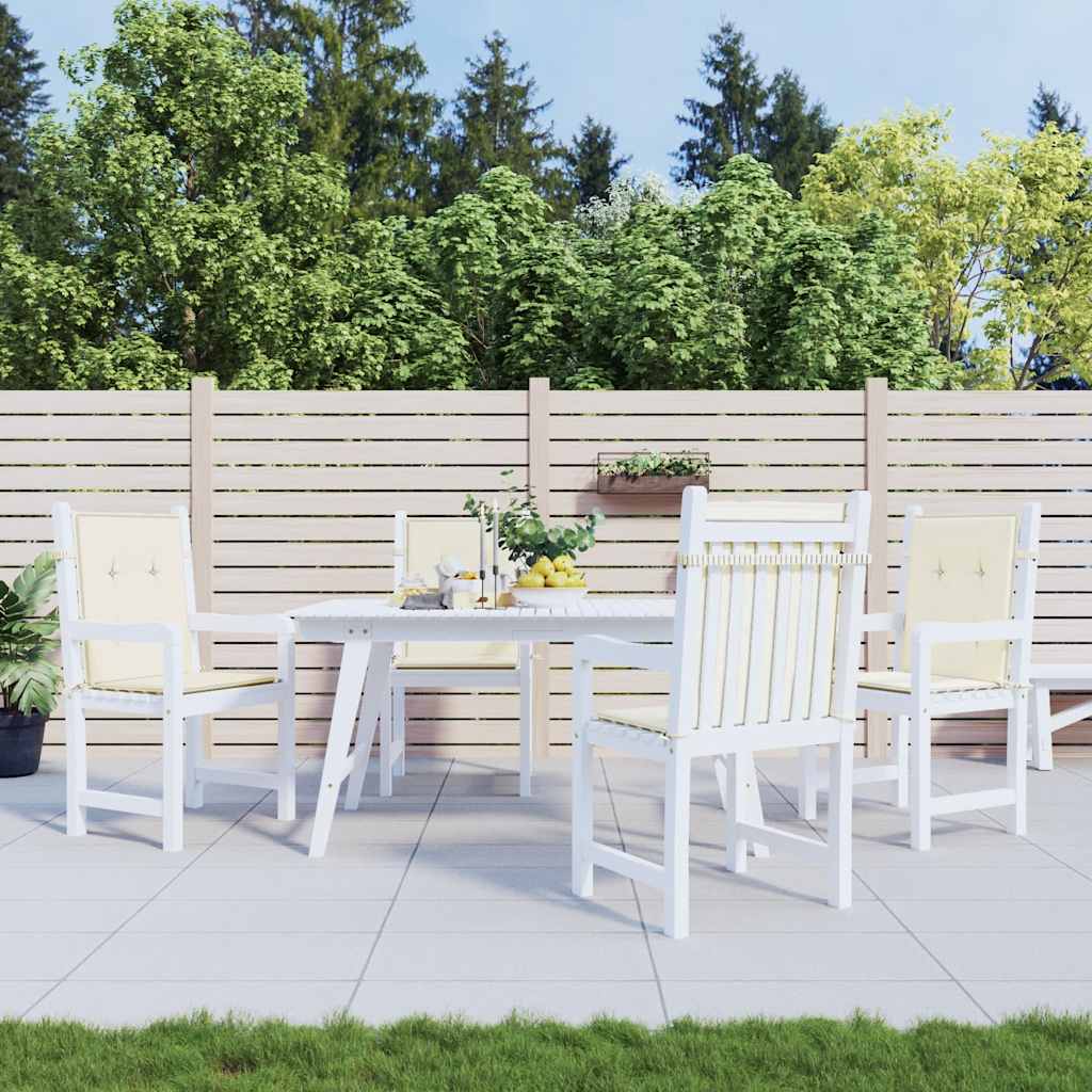 Vidaxl tuinstoelkussen lage rug 4 st 100x50x2 cm oxford stof antraciet