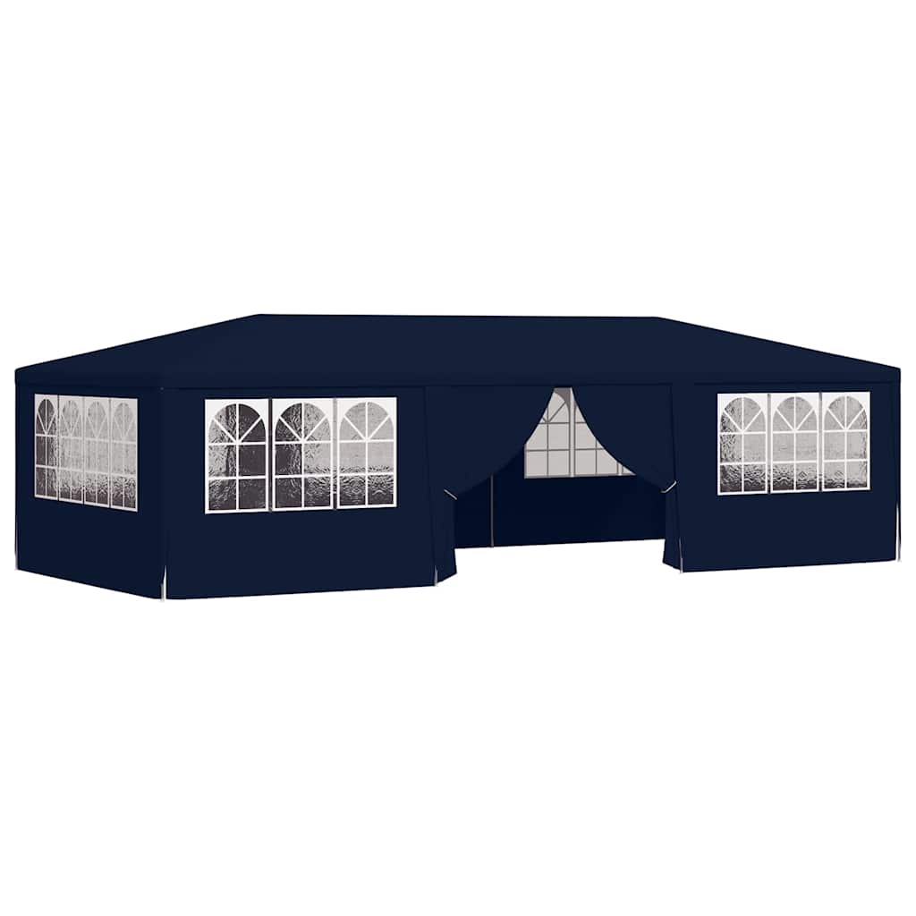 Vidaxl partytent met zijwanden professioneel 90 g m² 4x9 m blauw