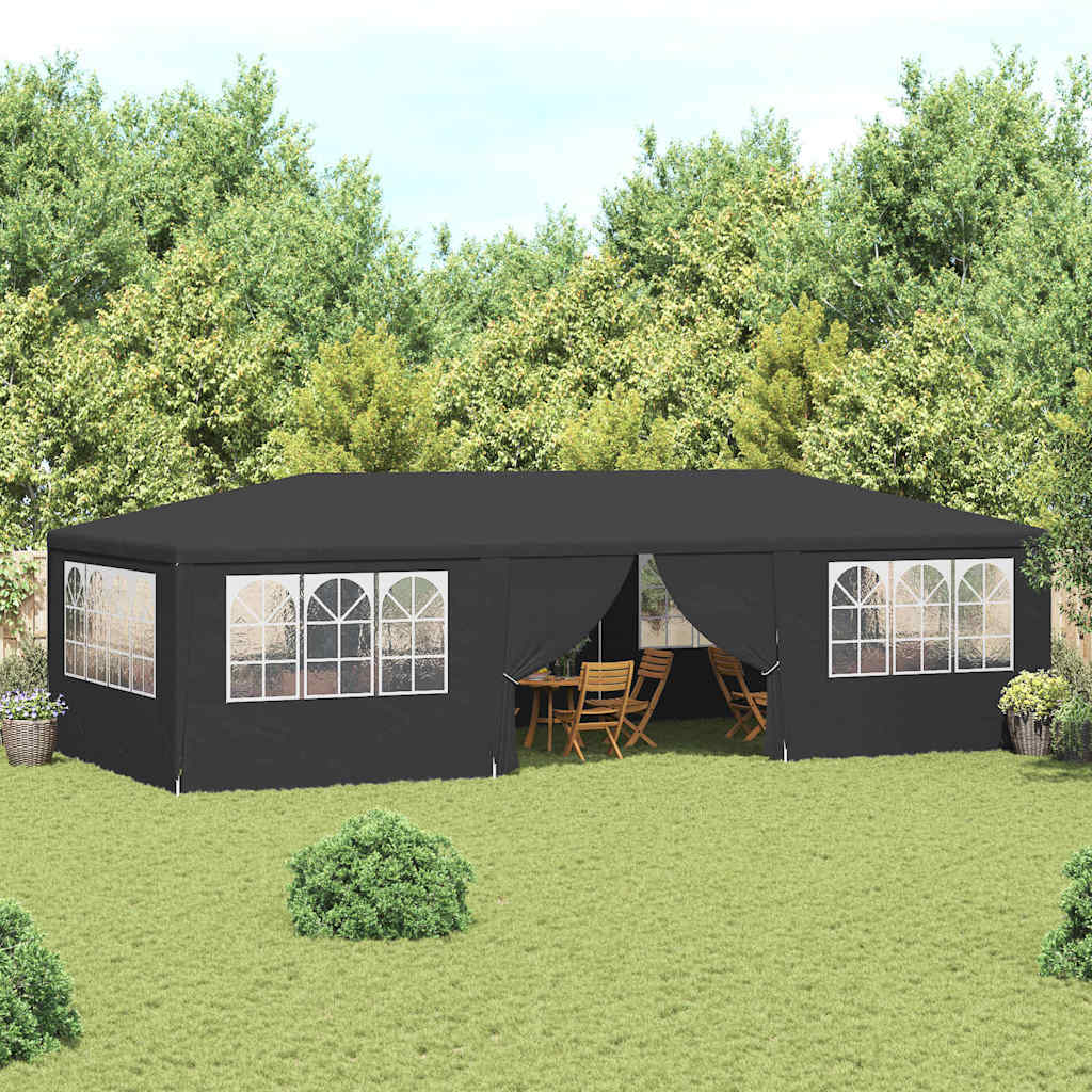 Vidaxl partytent met zijwanden professioneel 90 g m² 4x9 m antraciet