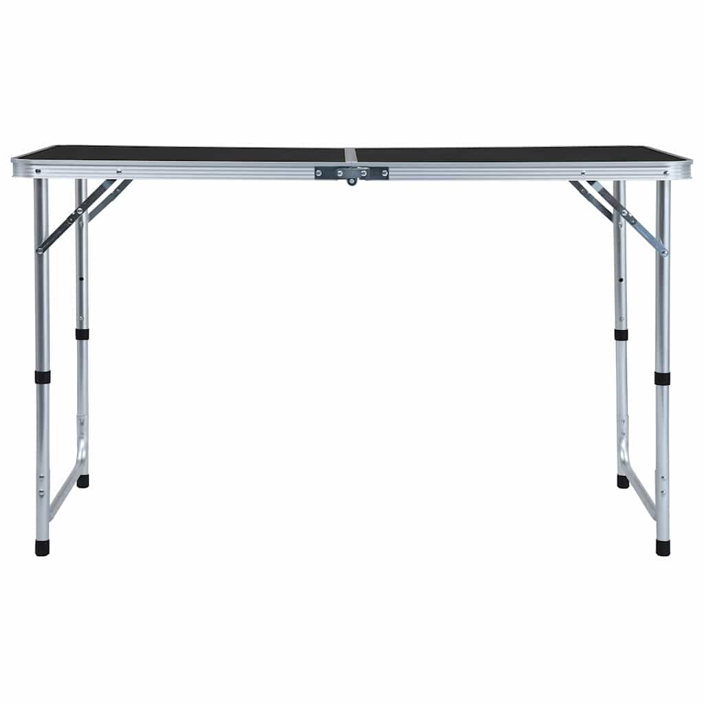 Vidaxl campingtafel inklapbaar 120x60 cm aluminium grijs