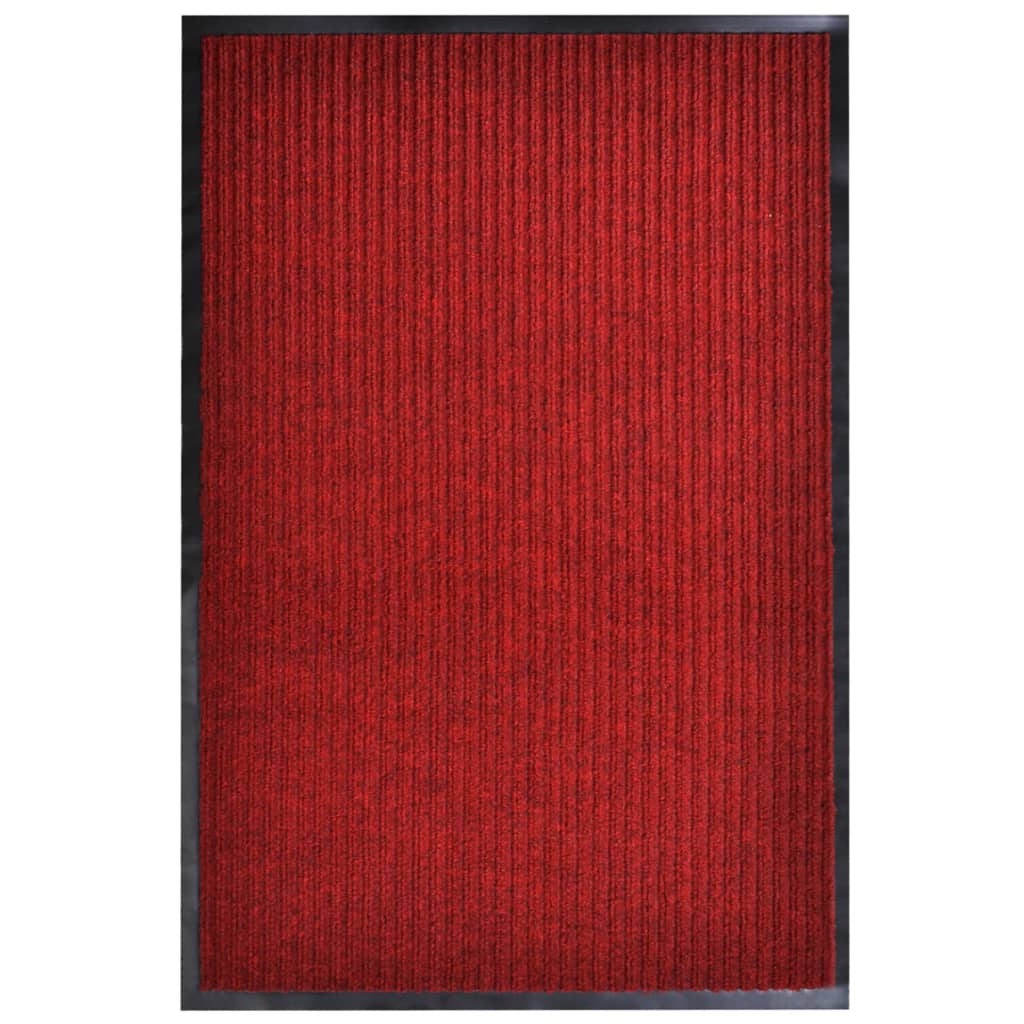 Vidaxl deurmat 117x220 cm pvc rood