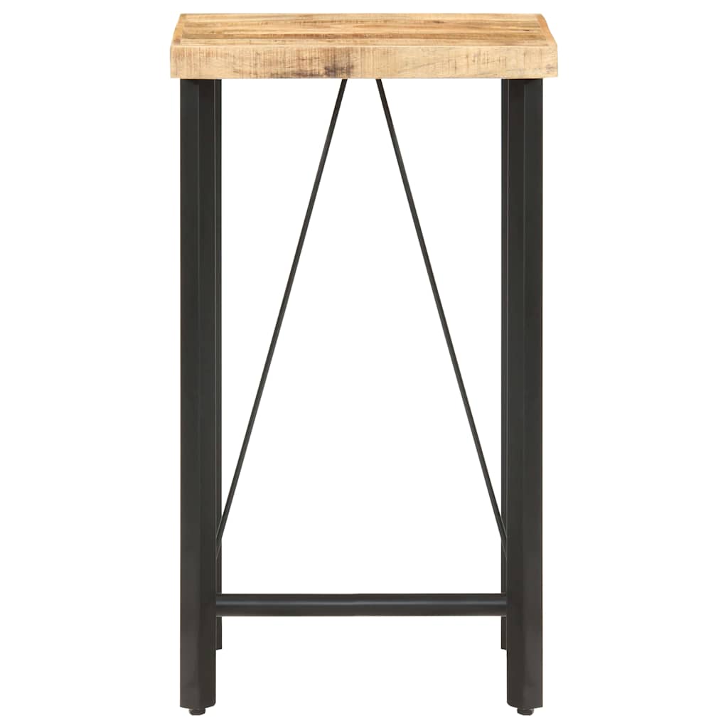 Vidaxl bartafel 60x60x107 cm ruw mangohout