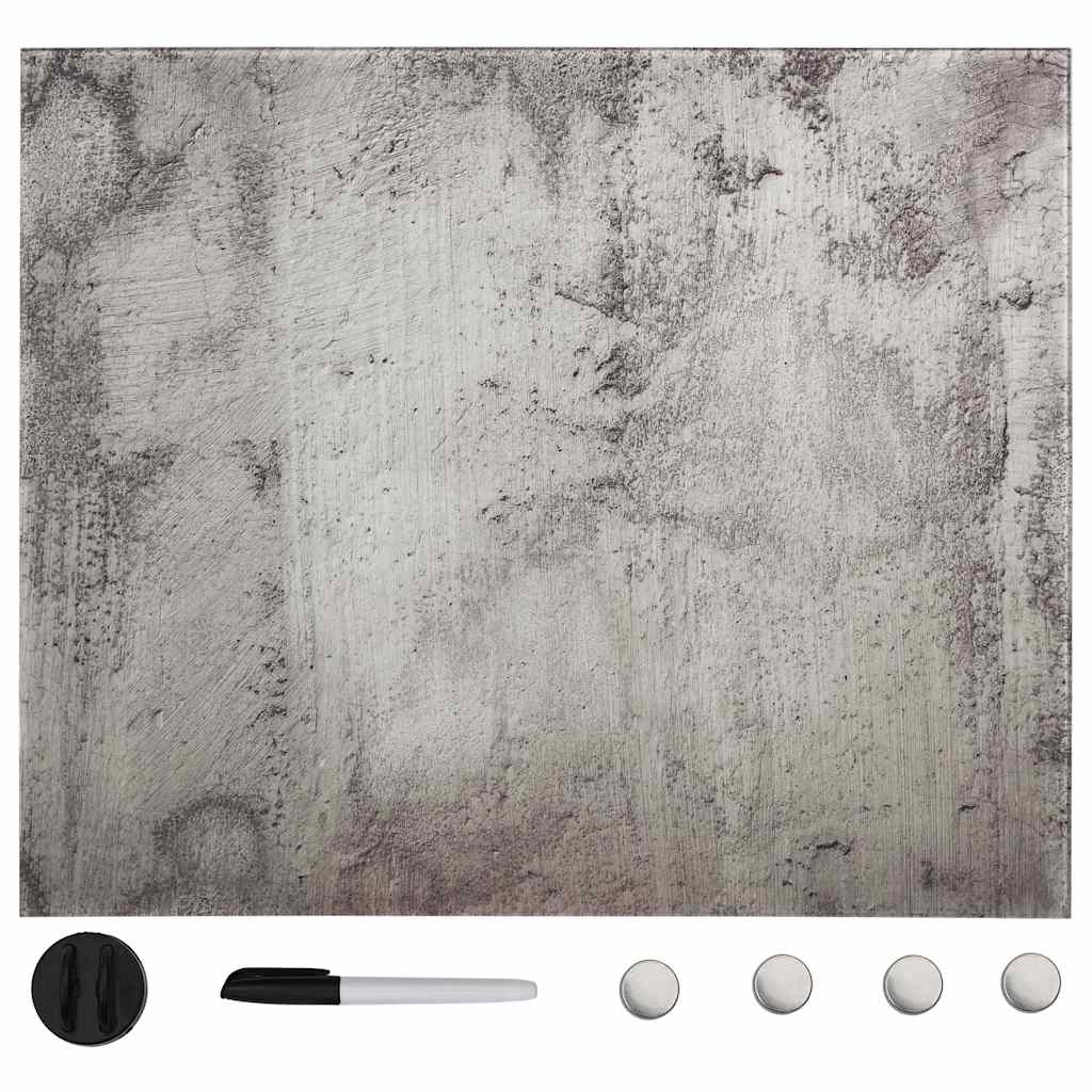 Vidaxl magneetbord wandmontage 60x60 cm glas