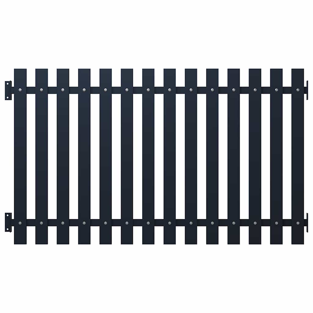 Vidaxl schuttingpaneel antraciet 178x75 cm gepoedercoat staal