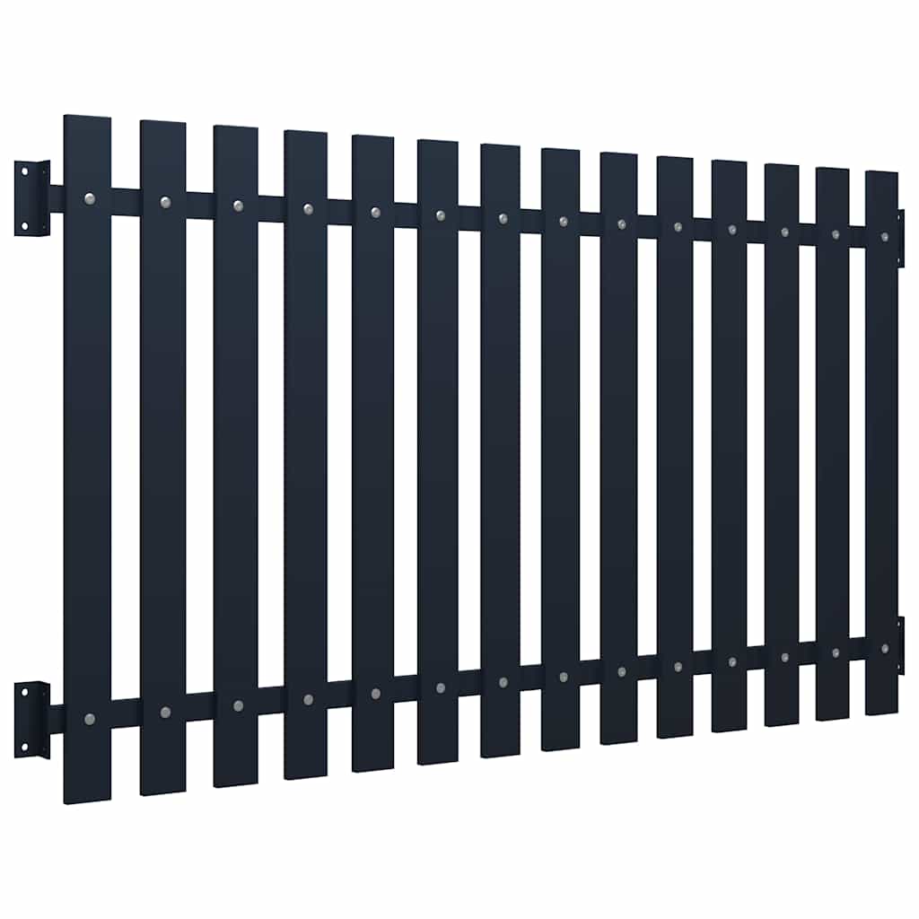 Vidaxl schuttingpaneel antraciet 178x75 cm gepoedercoat staal