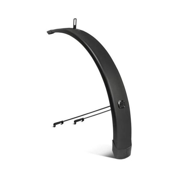 Eurofender spatbord voor tempo square 28 inch 65mm - zwart