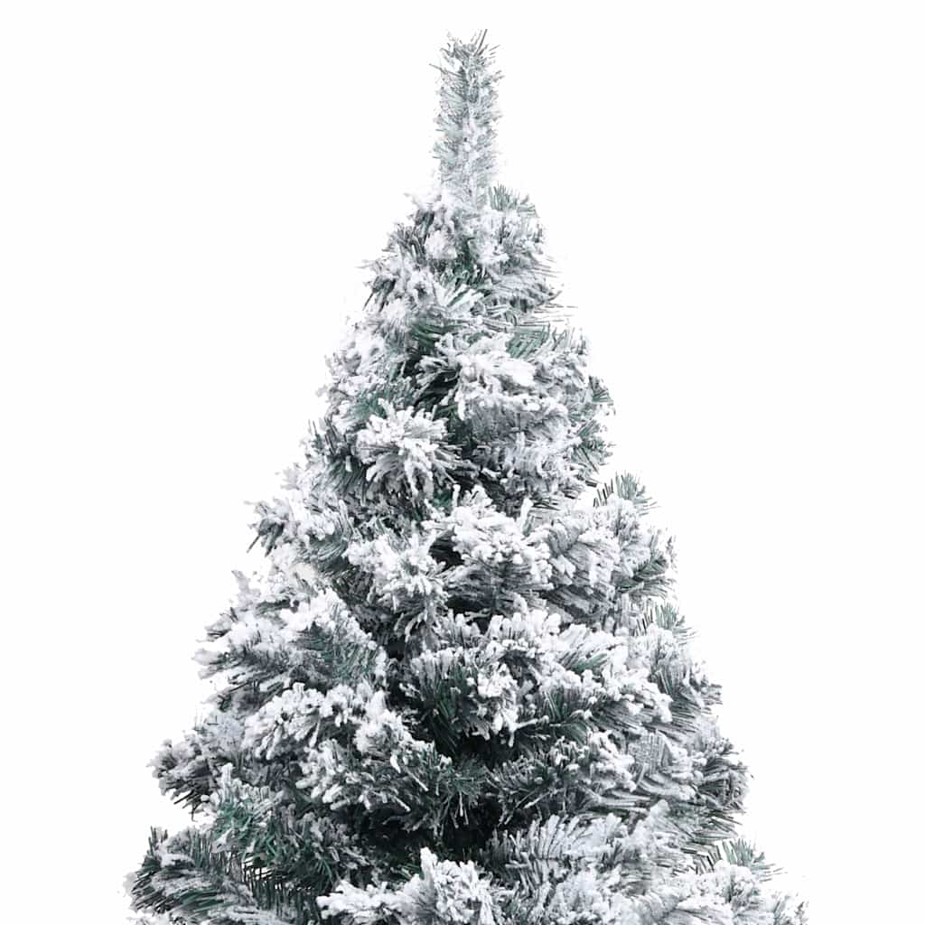 Vidaxl kunstkerstboom met sneeuw 150 cm groen